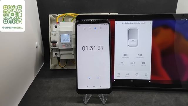 Zigbee реле на DIN рейку с энергомониторингом. Обзор и тестирование - Tuya Smart, Home Assistant