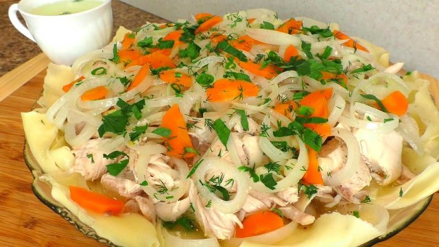 Настоящий Бешбармак с Курицей, казашка научила!
