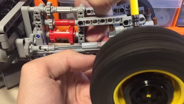 Багги 4х4 из Лего Техник / Передняя часть шасси и подвеска с кастором / LEGO TECHNIC самоделка