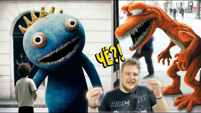 РАДУЖНЫЕ ДРУЗЬЯ В РЕАЛЬНОЙ ЖИЗНИ нейросеть создала Rainbow Friends