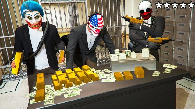 САМОЕ ОПАСНОЕ ОГРАБЛЕНИЕ В ИСТОРИИ ГТА 5 МОДЫ! МАЙКЛ ФРАНКЛИН И ТРЕВОР! ОБЗОР МОДА В GTA 5! ВИДЕО