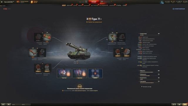 [ГАЙД] TYPE 71 • ОБОРУДОВАНИЕ • ПЕРКИ ЭКИПАЖА • ПОЛЕВАЯ МОДЕРНИЗАЦИЯ И ДРУГОЕ.