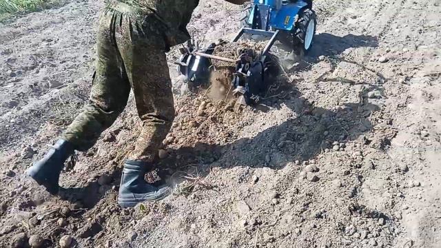 Мотоблок Нева и Картофелекопалка НЕВА