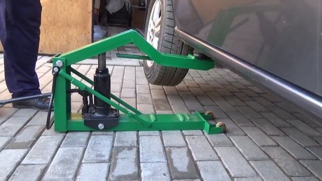 Гидравлический подкатной домкрат своими руками