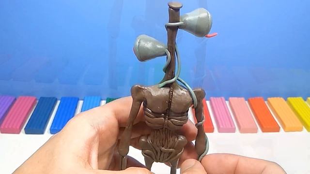 Лепка Сиреноголового и Фонареголового | Siren head Trevor Henderson's из пластилина | #Avipi