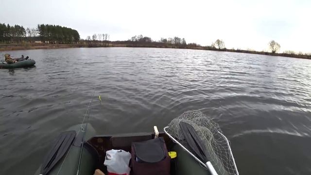 Щука на спиннинг. Тест эхолота Fish finder