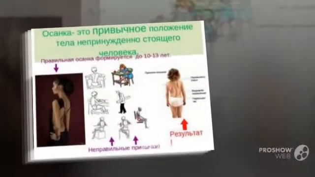 правильная осанка школьника