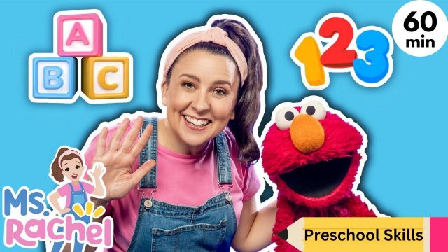 Мисс Рэйчал Ms Rachel & Elmo Get Ready For School - ABC Song, Numbers, Colors - Toddler & Preschool