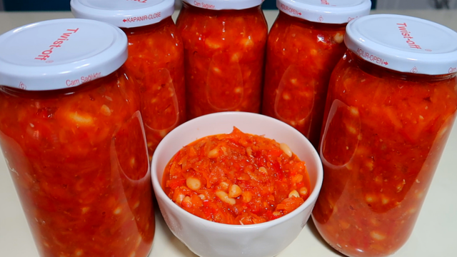 САЛАТ ИЗ ФАСОЛИ НА ЗИМУ. Царская Закуска на зиму! И никакого Мяса не нужно!