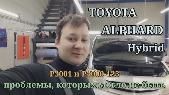 Toyota Alphard Hybrid P3001, P3000-123, P3140-350, P3030.