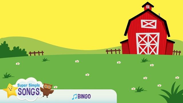BINGO Song Sing-along Nursery Rhyme #readalong with Super Simple Songs