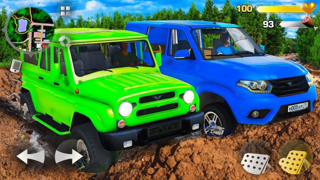 УАЗ ХАНТЕР ПРОТИВ УАЗ ПАТРИОТ НА БЕЗДОРОЖЬЕ! ТЕСТ ДРАЙВ ПО ГРЯЗИ С МУРКОЙ  HASSLE ONLINE РАЙЛЮХА