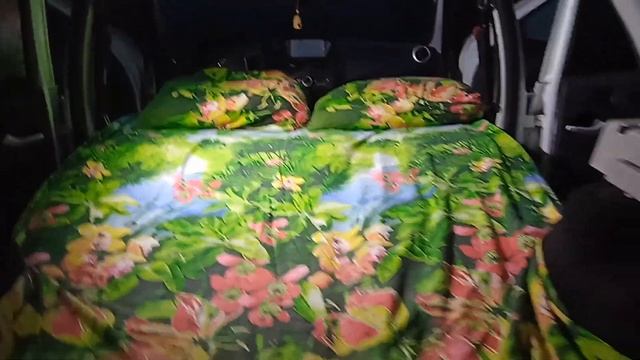 Удобное спальное место в Ладе Калина хэтчбек.