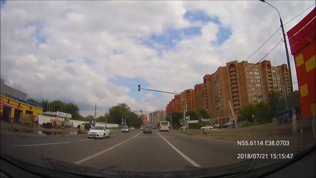 Driving in Moscow agglomeration: Текстильщики - Раменское - Бронницы 21/07/2018 (timelapse)