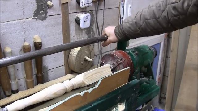 Обзор моего самодельного токарно-копировального станка по дереву.