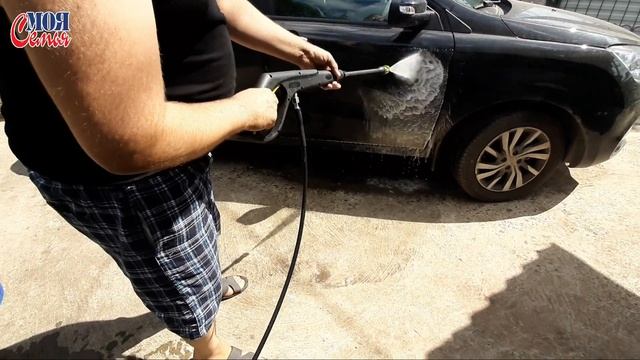 Обзор автомойки высокого давления HUTER M165-PW// распаковка мойки Huter// бюджетная автомойка