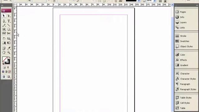 Импорт изображений и помещение их во фреймы в Adobe InDesign