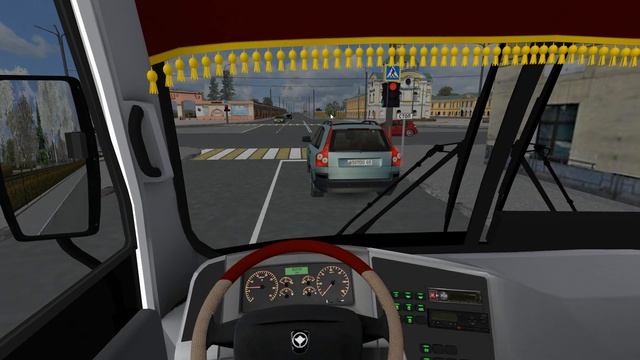 ПАЗ Вектор 320414 на городском маршруте в г. Тверь Omsi 2