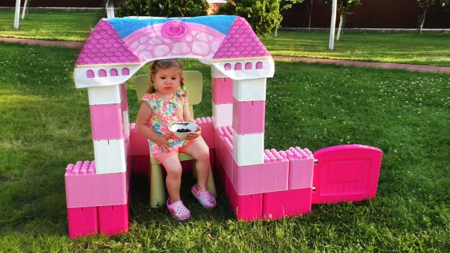 ✿ ЗАМОК ПРИНЦЕССЫ Конструктор МЕГА БЛОКС Игры Для Девочек Mega Bloks Disney Princess Play Castle