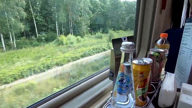 Поезд Москва-Кисловодск. Двухэтажный поезд № 004. Обзор купе. Сходила в ресторан