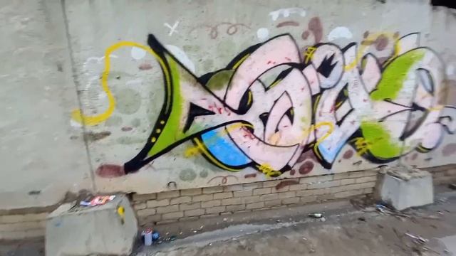 Graffiti wild style and calligraphy in Voronezh with SKIN // #граффити #бомбинг #graffiti #тегинг