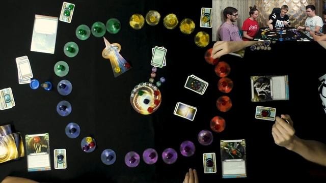 Есть контакт! Настольная игра Cosmic Encounter (Космический Контакт). Играем впятером.