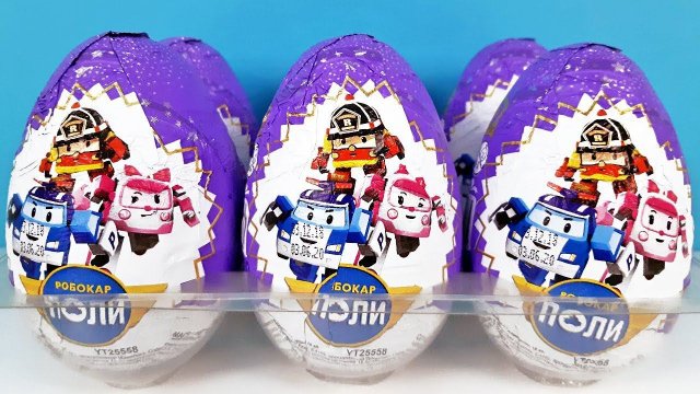 СЮРПРИЗЫ РОБОКАР ПОЛИ Шоки Токи ИГРУШКИ мультики про машинки Robocar Poli Surprise eggs unboxing