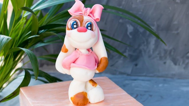 Фигурка "Мультяшной Собачки" из мастики - Я - ТОРТодел!