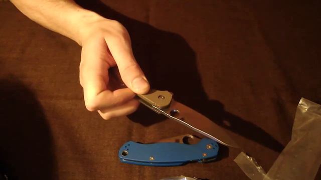 Анбоксинг. Нож Spyderco Brad Southard Flipper