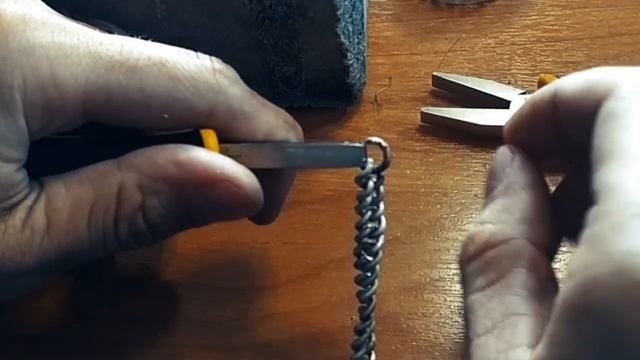 Панцирная цепь(панцирное плетение). Весь процесс изготовления