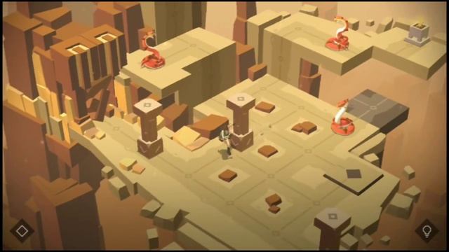 Lara Croft GO прохождение лабиринт духов 1-3