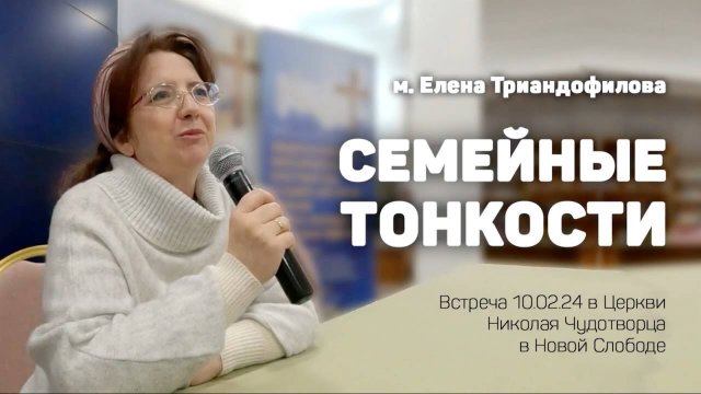 Елена Триандофилова «Семейные тонкости» (полная версия)