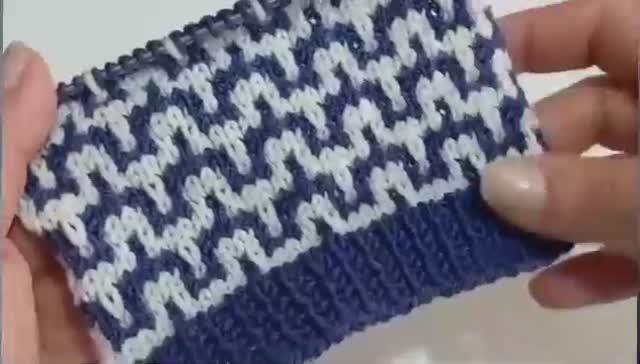 Вам понравится вязать этот узор - Это очень просто и выглядит потрясающе