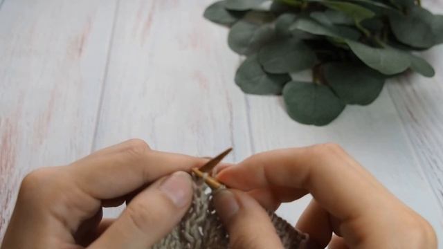 Ажурный шарф палантин спицами. Подробный мастер-класс