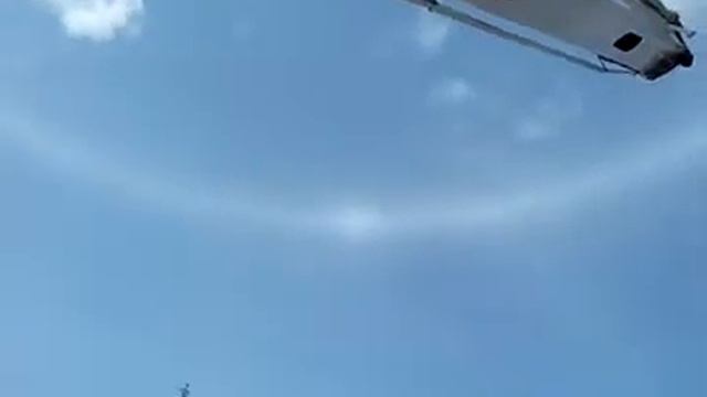 Знак на небе.Божья благодать .