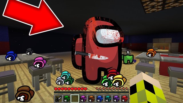 Я призвал ПРЕДАТЕЛЬ АМОНГ АС в своем мире в МАЙНКРАФТ ! Как призвать IMPOSTER AMONG US MINECRAFT