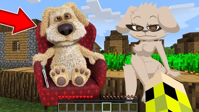 Я нашёл ГОВОРЯЩЕГО БЕНА и ГОВОРЯЩУЮ БЕЛЛУ в майнкрафт ! TALKING BELLA TALKING BEN ROBLOX MINECRAFT