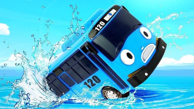 Tayo the bus and cars play games - Toddler Learning videos.