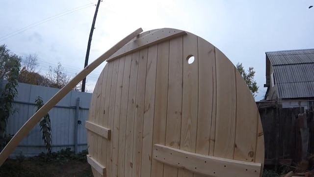 БАНЯ БОЧКА СВОИМИ РУКАМИ часть 3