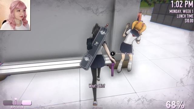 Устранила всех девушек академии в Яндере симулятор / Yandere Simulator