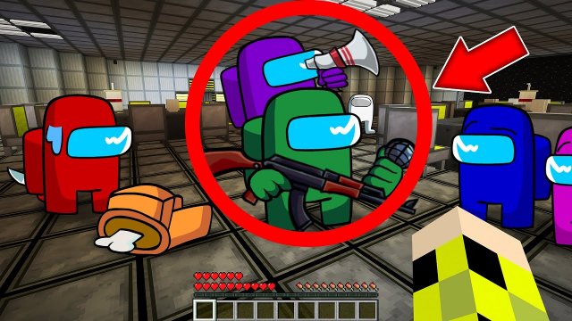 Я нашел всю КОМАНДУ AMONG US в своем мире в майнкрафт ! Как призвать FNF CREWMATE MINECRAFT
