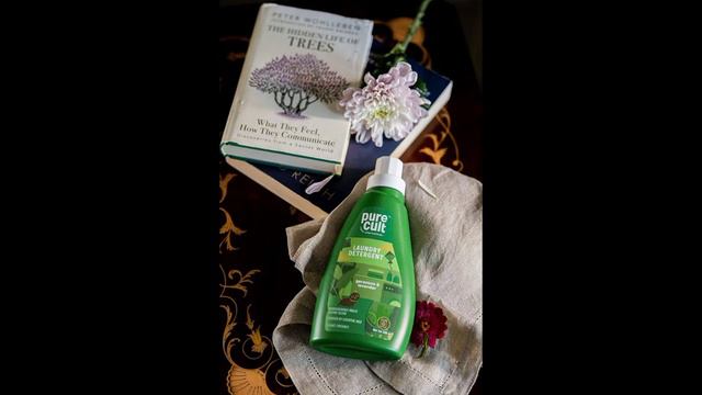 PureCult Liquid Laundry Detergent with Geranium & Lavender Essential Oil -Eco Friendly