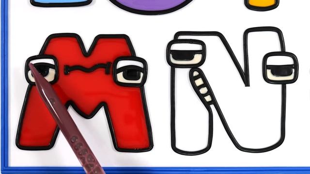 Alphabet Lore (A-Z...) But Jelly Painting | Coloring Pages Alphabet Lore (A-Z)