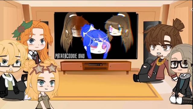 {Clara’s family and William’s family} reacts to afton memes !My Au! /Afton Family