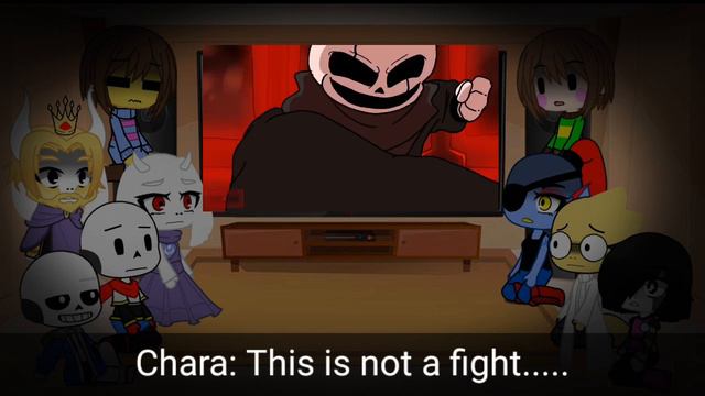 Undertale reacts to Last Breath!Sans vs Dusttale Last Genocide (request)