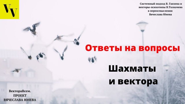 Шахматы и вектора. ВектораВсем. Проект Вячеслава Юнева