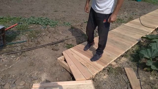✅Как сделать Деревянный Тротуар Дорожку Своими Руками Деревня Юксеево Красноярский Край