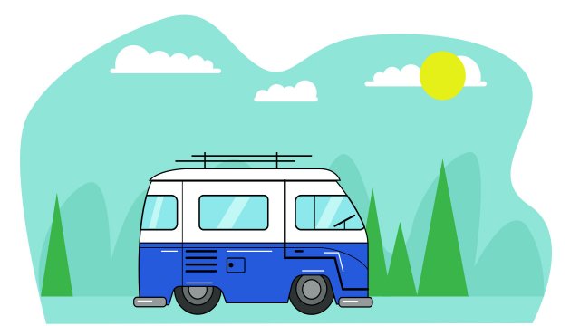 Автобус едет по делам. Детский мультфильм. Мультфильм про автобус. Мультик детский.