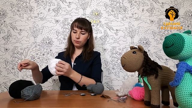 Вязание игрушки крючком в технике «Амигуруми»