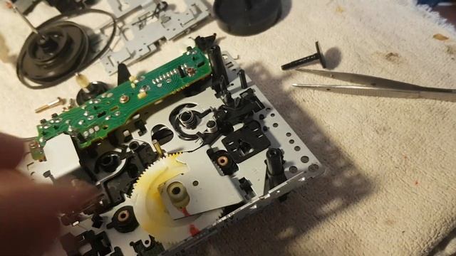 PANASONIC RX CT990 ремонт лентопротяжки и всякое такое